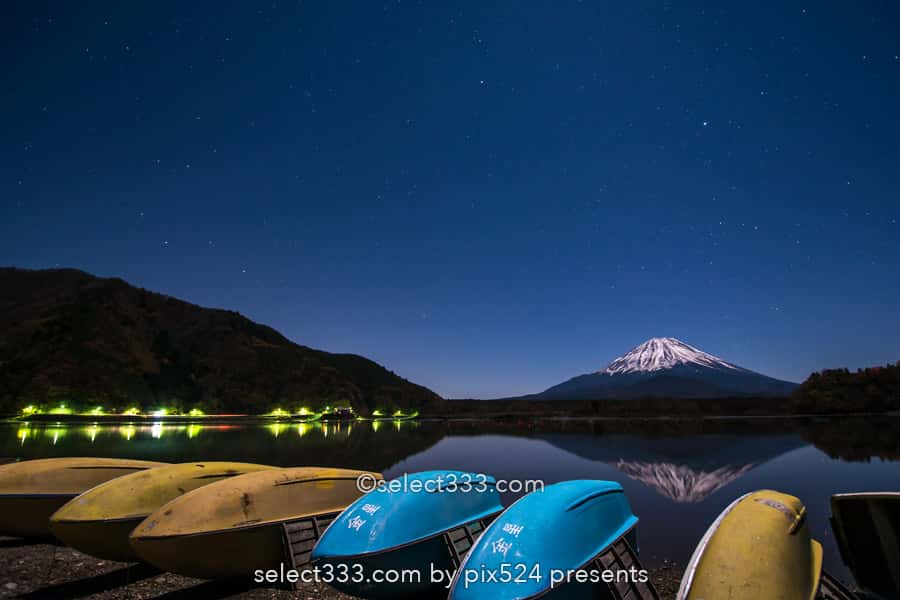 夜の富士山の撮影!月明かりで映える富士山!月夜の風景撮影!富士山の撮影地