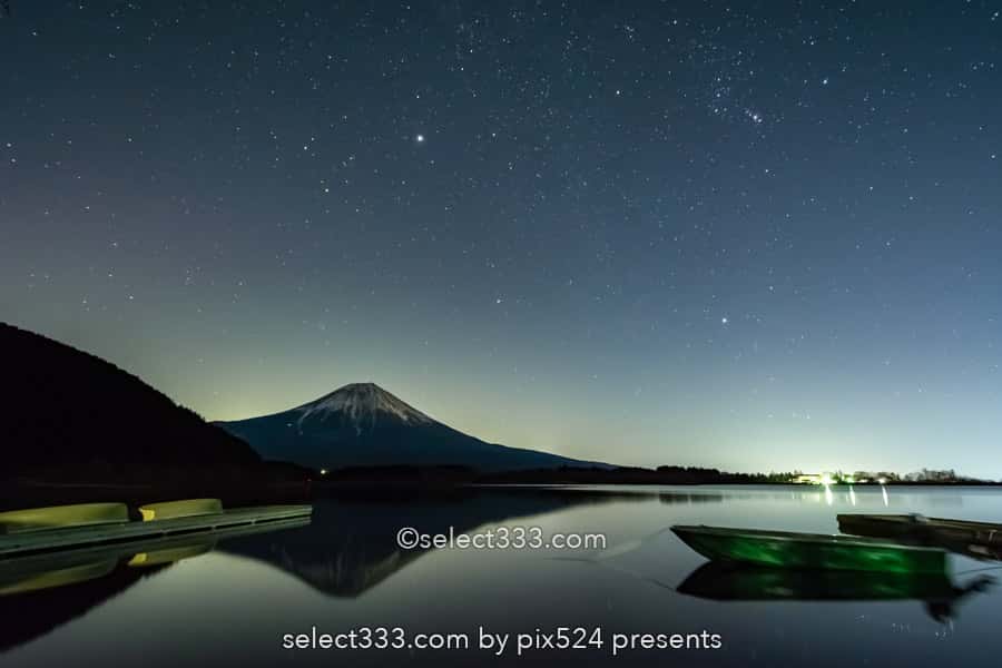 夜の富士山の撮影!月明かりで映える富士山!月夜の風景撮影!富士山の撮影地