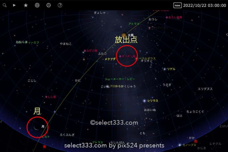 2022年版オリオン座流星群の観測と撮影攻略！極大日・方角・時間！秋の天体イベント