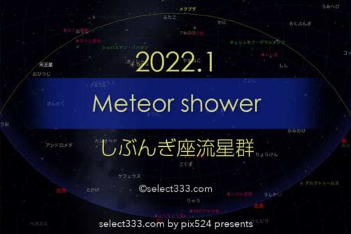 2022年版しぶんぎ座流星群の観測と撮影攻略！新年の流星群撮影！2022年版流星群観測撮影
