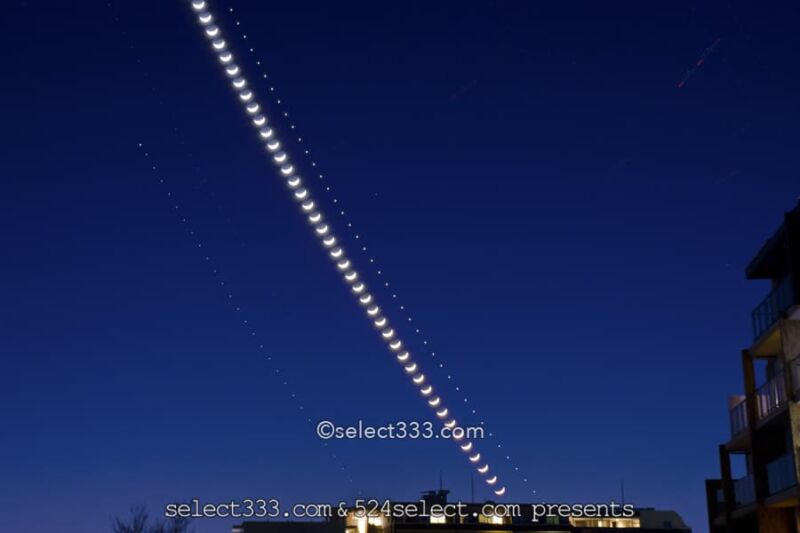 地球照の撮影!地球の光が月に届く幻想的な細い月の撮り方は?月蝕のような月の姿