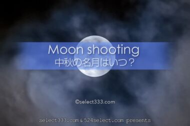 中秋の名月はいつ？中秋の名月は満月と限らない？仲秋との違いは？十五夜の月見と撮影！