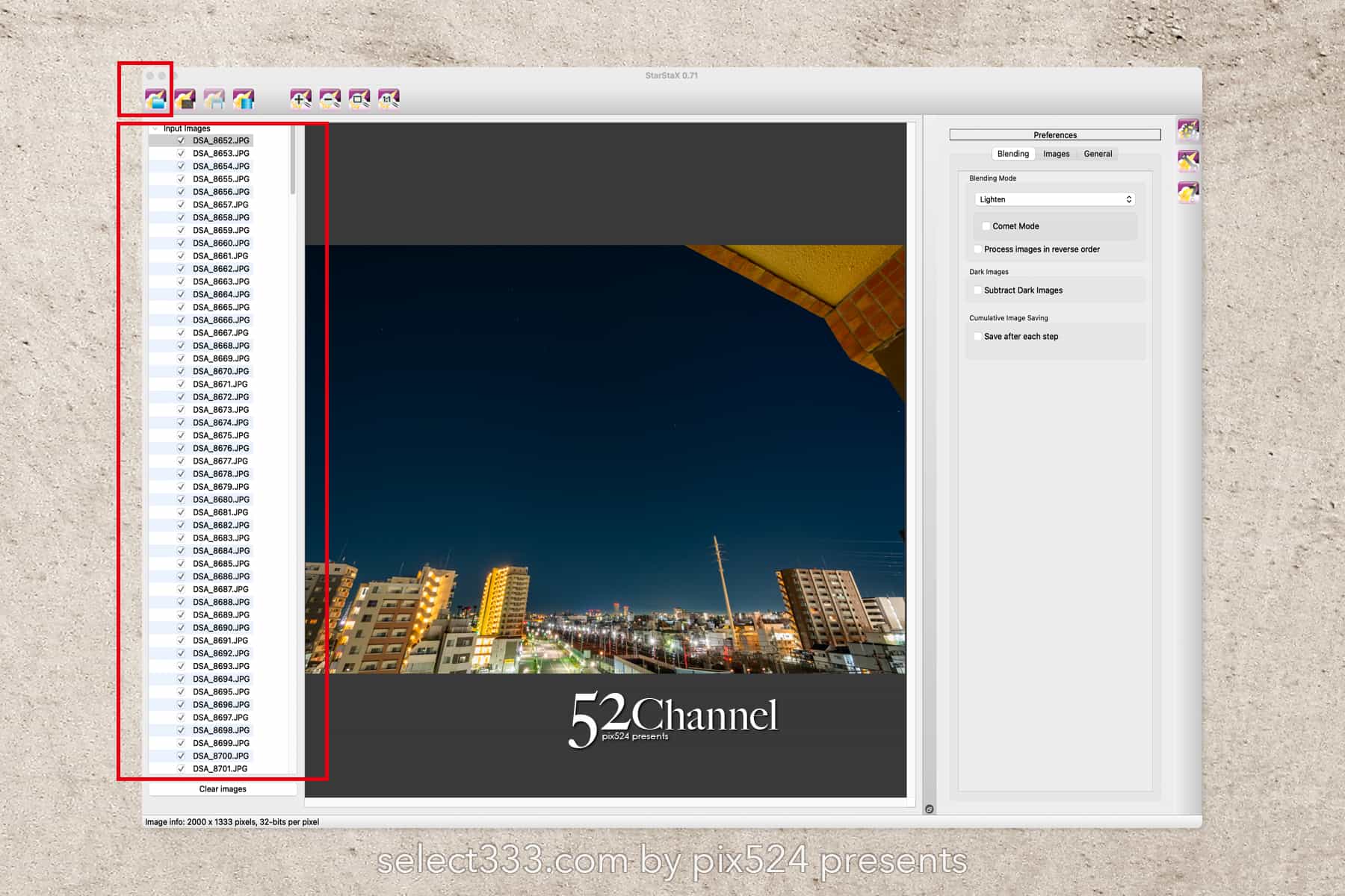StarStaX：秀逸の比較明合成アプリの使い方と表現方法！月や星の軌跡を効果的に表現