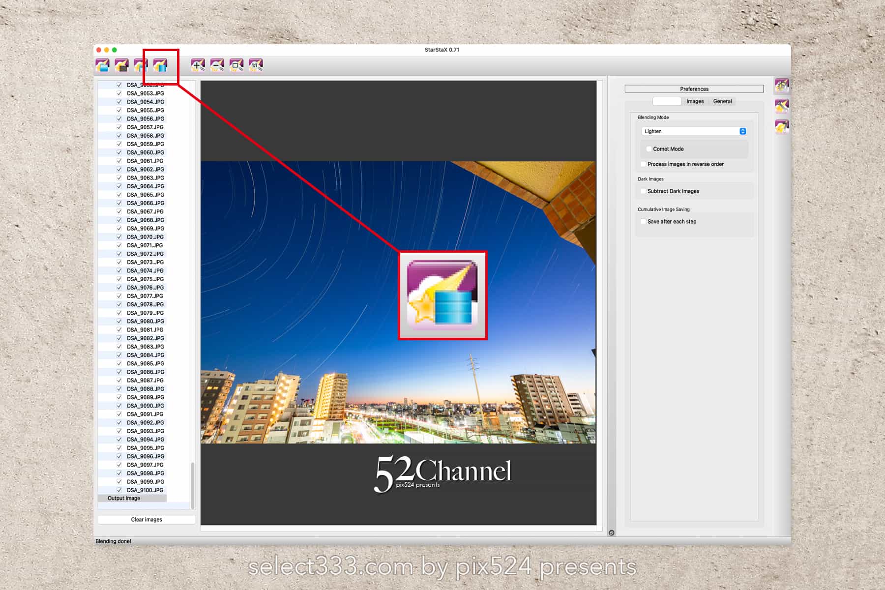 StarStaX：秀逸の比較明合成アプリの使い方と表現方法！月や星の軌跡を効果的に表現