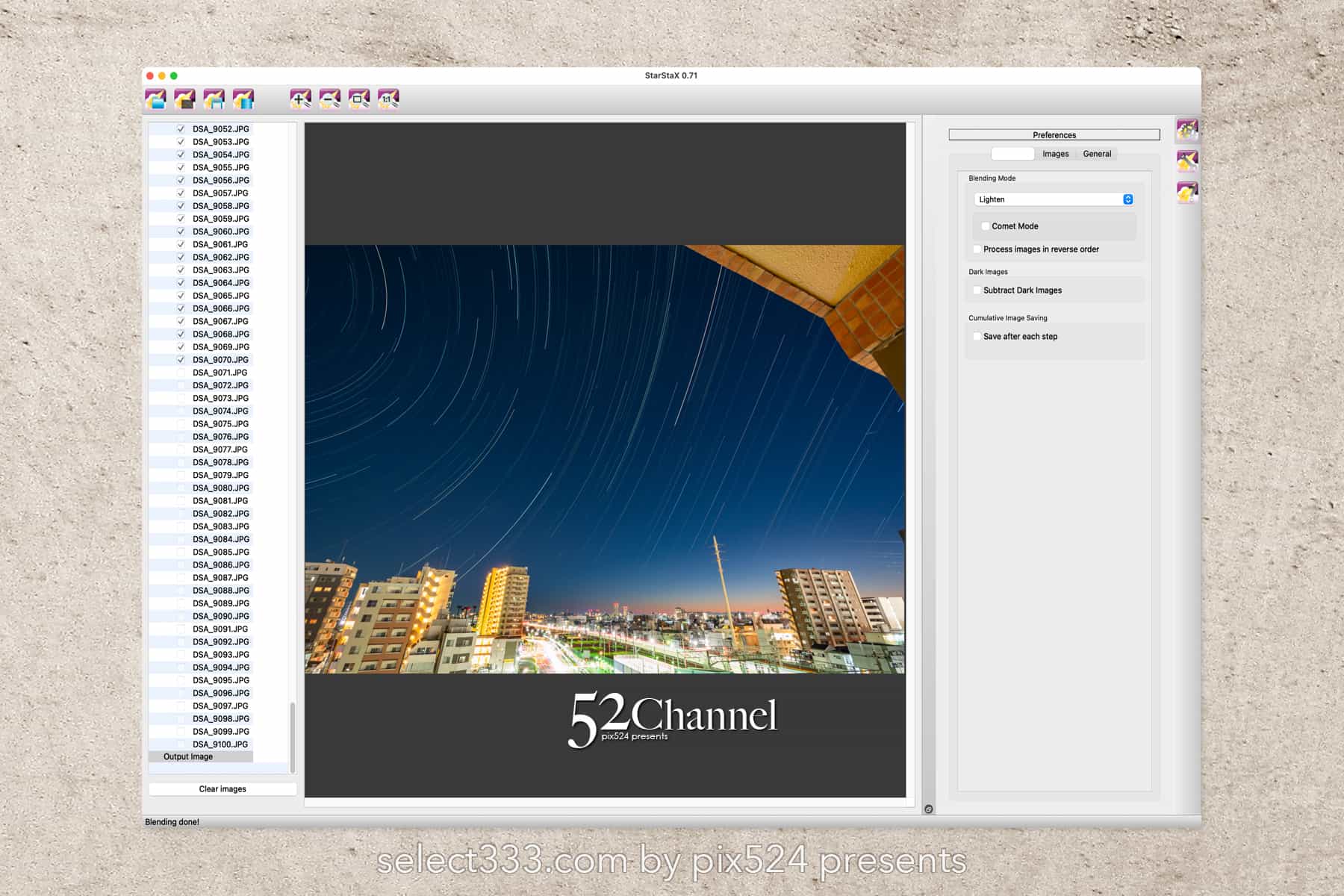 StarStaX：秀逸の比較明合成アプリの使い方と表現方法！月や星の軌跡を効果的に表現