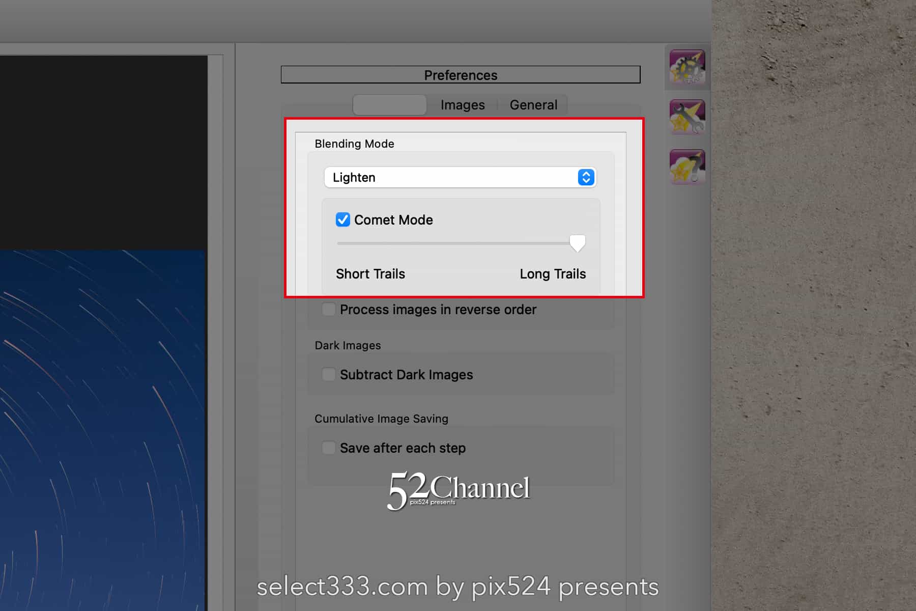 StarStaX：秀逸の比較明合成アプリの使い方と表現方法！月や星の軌跡を効果的に表現