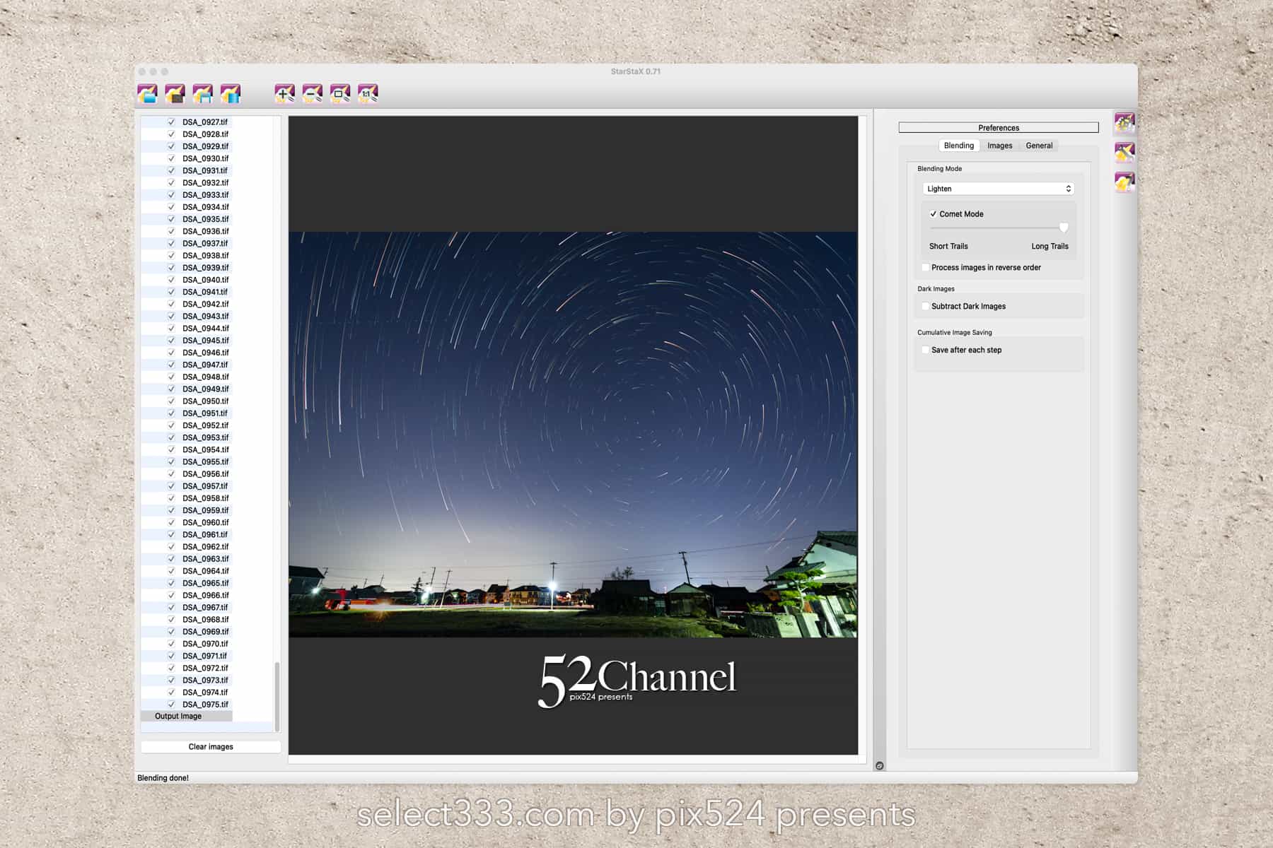 StarStaX：秀逸の比較明合成アプリの使い方と表現方法！月や星の軌跡を効果的に表現