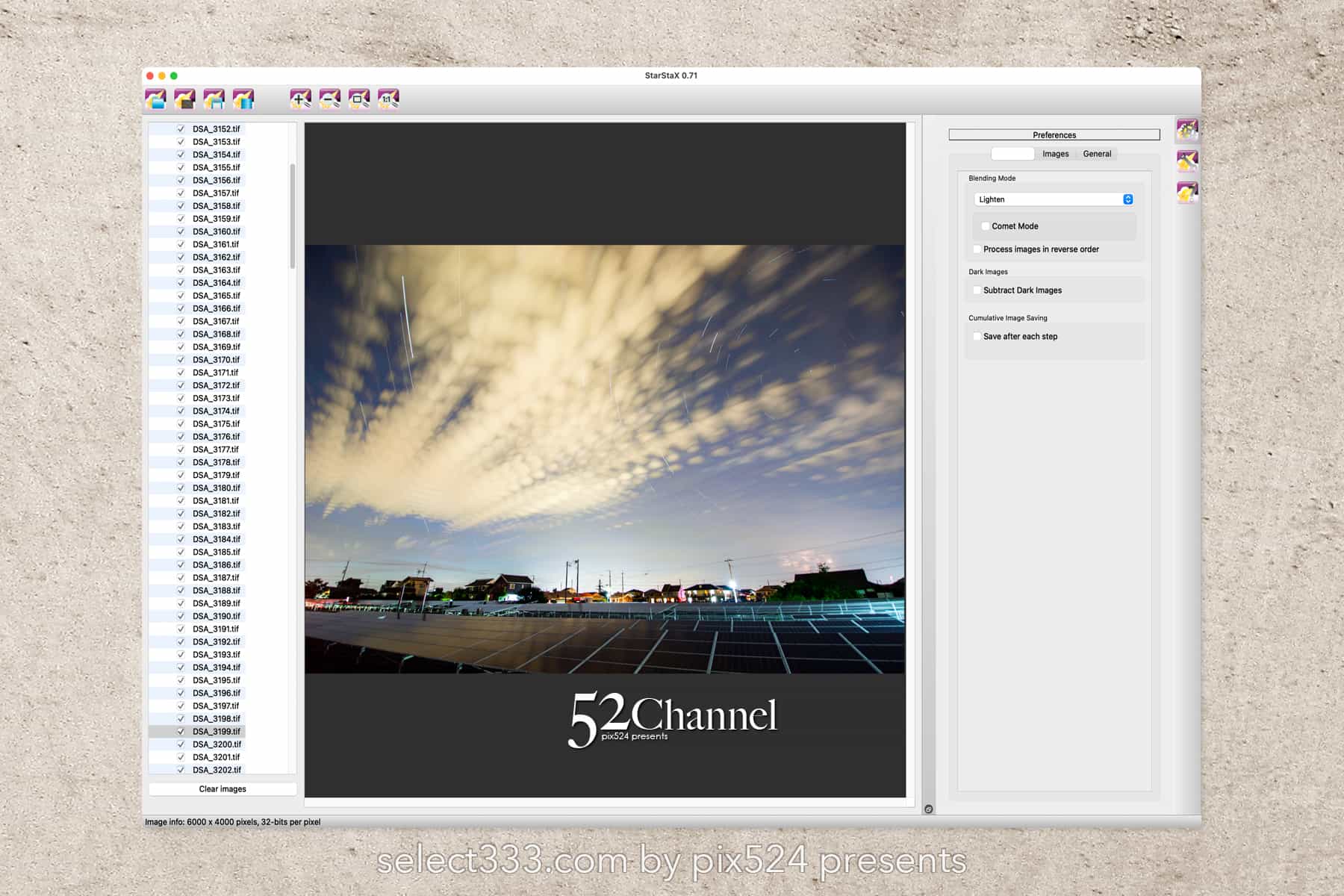 StarStaX：秀逸の比較明合成アプリの使い方と表現方法！月や星の軌跡を効果的に表現