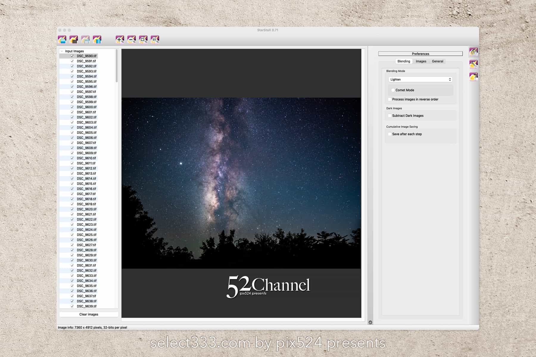 StarStaX：秀逸の比較明合成アプリの使い方と表現方法！月や星の軌跡を効果的に表現