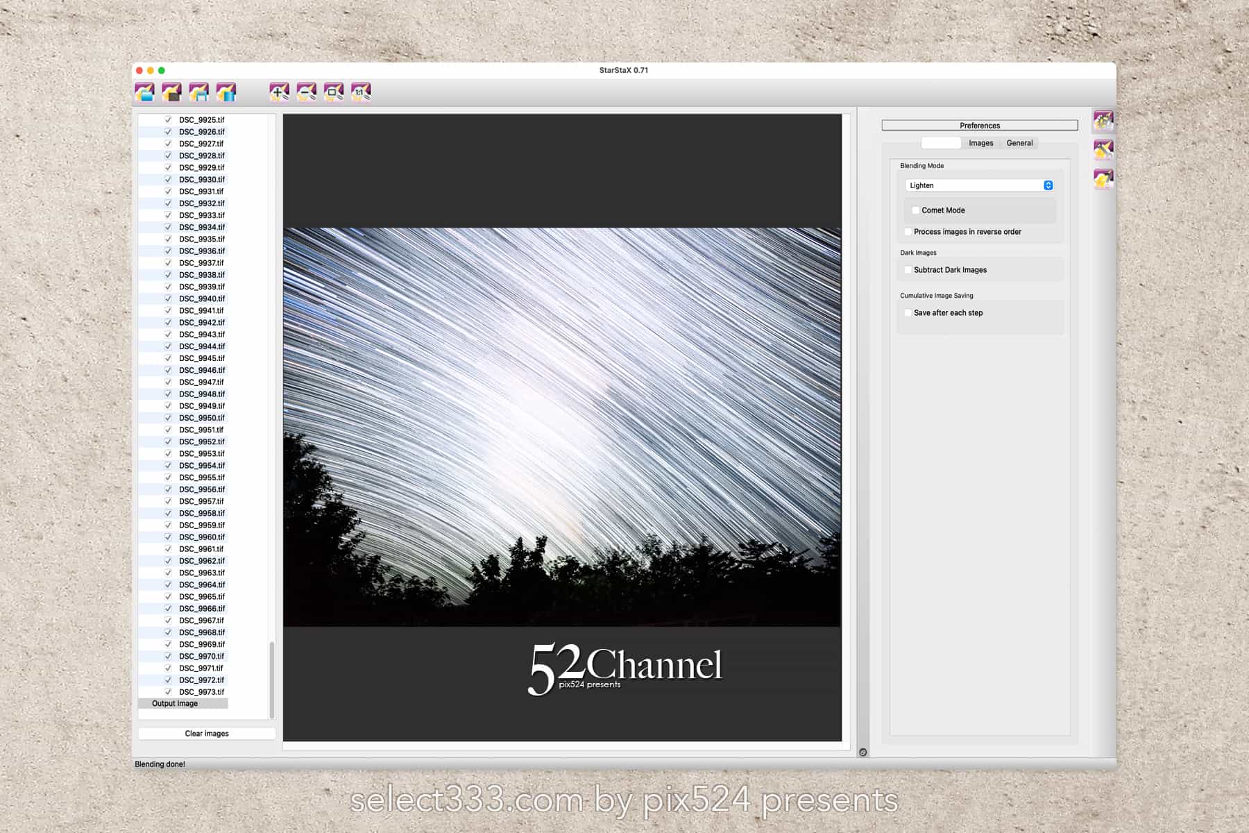 StarStaX：秀逸の比較明合成アプリの使い方と表現方法！月や星の軌跡を効果的に表現