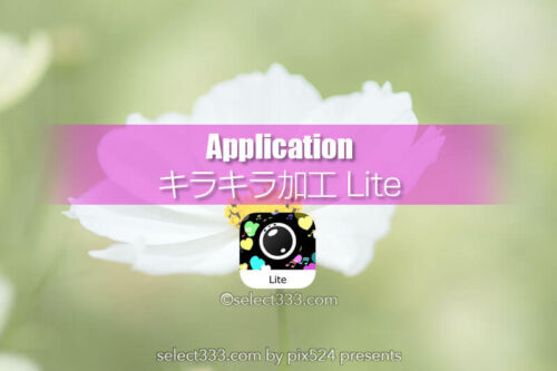 インスタ映え！キラキラ加工アプリ花や人物をキラキラと前ボケも！お勧め写真加工アプリ