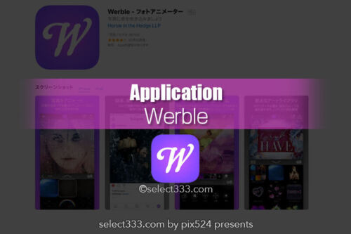 目を引くGIFアニメ作成アプリWerbleでインスタが華やかに！フォトアニメを簡単創作！