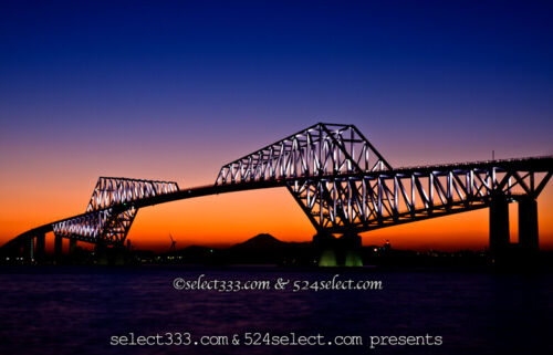 富士山とランドマーク東京ゲートブリッジのアクセスと撮影攻略！夕焼けに映える東京の風景