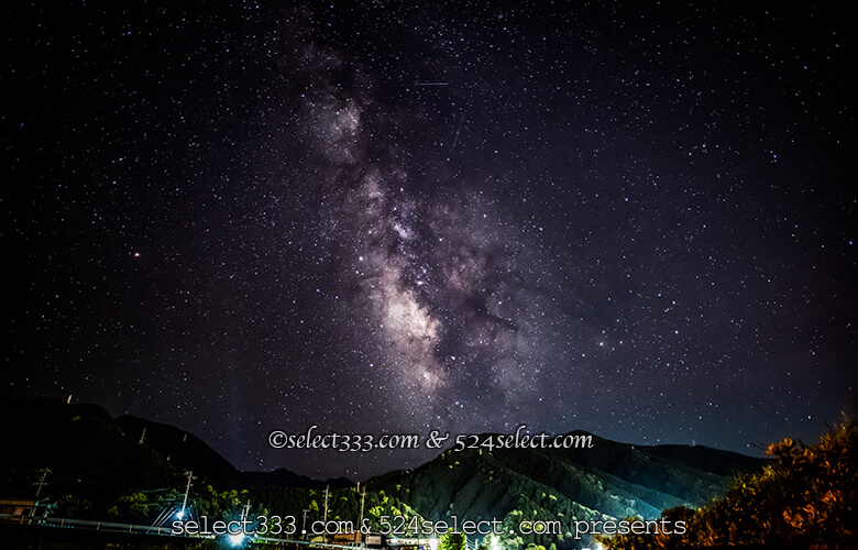 愛媛県新居浜市内から撮る天の川！天の川撮影をタイムラプスに！帰省時の散歩撮影から