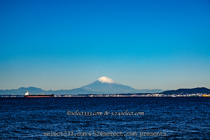 千葉県金谷港から見える富士山！東京湾越し富士山ビュースポット！恋人の聖地鐘と共に