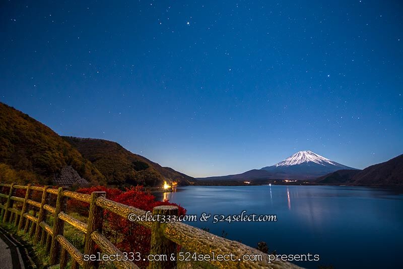 本栖湖で富士山を撮ろう!富士五湖の絶景富士山ビューポイント!夜明けと夜の絶景スポット