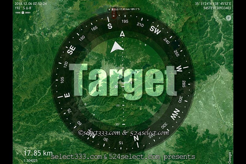 現在地から遠景距離測定！スパイ気分の風景撮影アイテムアプリ！CommanderCompassGo