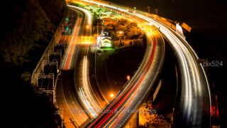 車の光跡を撮ろう!長時間露光で車の光跡を写す夜景写真撮影法!光跡写真の撮影方法