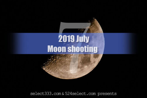 7月の月の撮影：月の満ち欠け・月の出月の入りと方角と位置！2019年版月の撮影日時