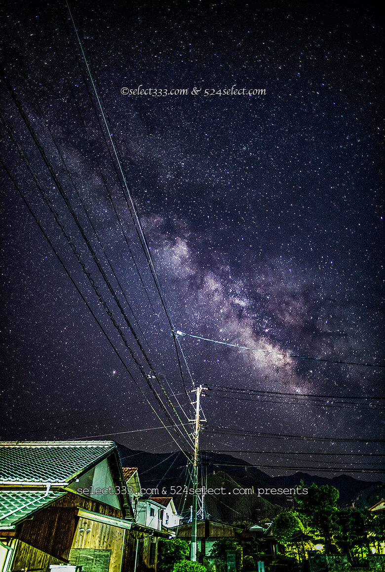 天の川撮影後現像方法の手順や比較！使用別作品作りの加工例！WEBやプリントに！