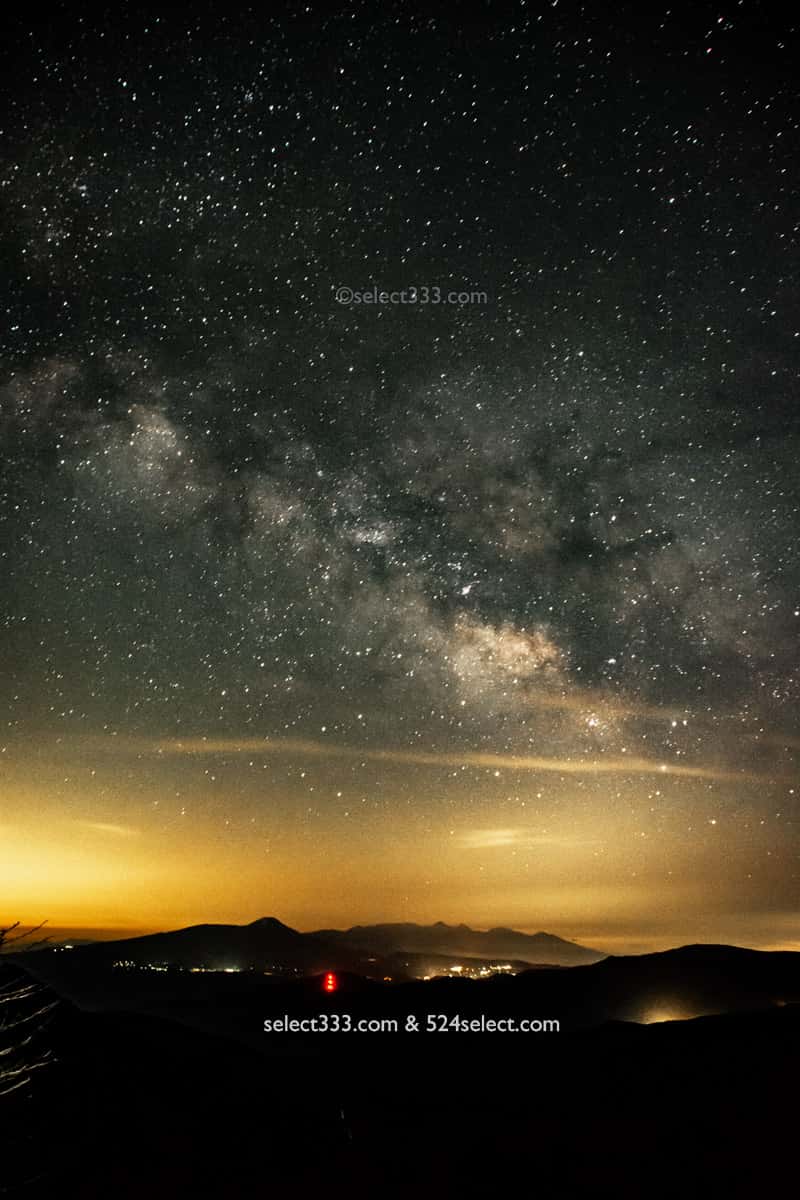 美ヶ原高原の天の川！満天の星の絶景高原で天の川銀河の撮影！長野県の星空絶景地