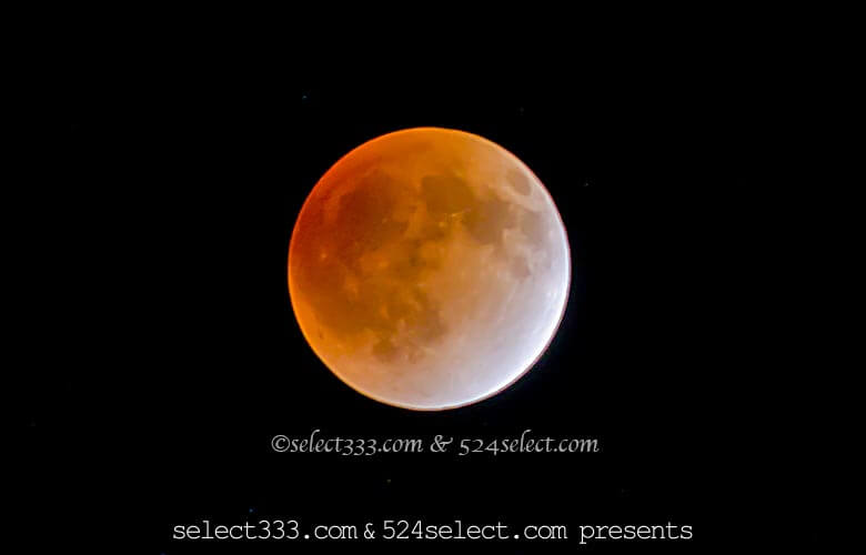 赤い月・オレンジの月・黄色い月いつ見える？色濃い月の撮影方法！刻々と変化する月の色