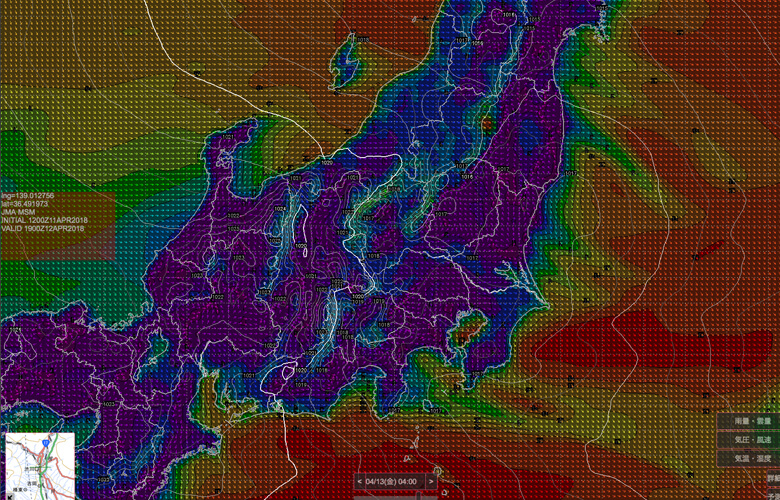 ＳＣＷ気象予報で雲確認！風景写真家の事前チェックサイト！スマホ対応ＧＰＶの進化版