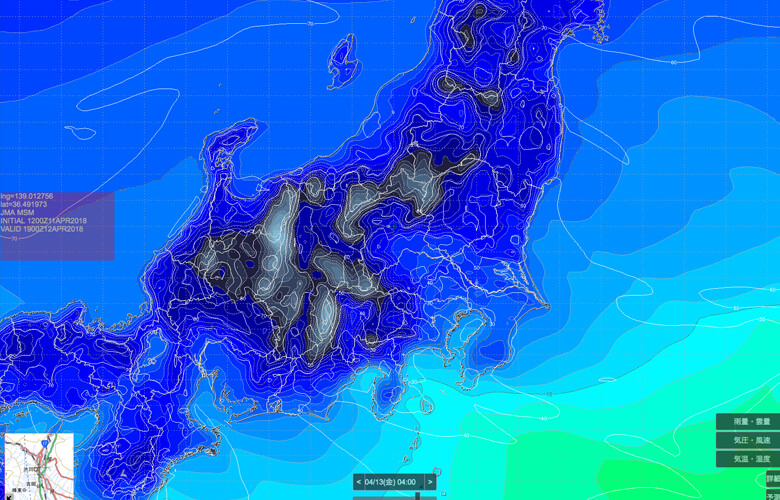 ＳＣＷ気象予報で雲確認！風景写真家の事前チェックサイト！スマホ対応ＧＰＶの進化版