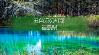 五色沼と裏磐梯の湖沼群巡り避暑や紅葉期に行きたいエリア!撮影スポットへのアクセス