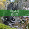 不動の滝カントリーパーク満開の桜並木が憩いの場！香川県三豊市 ドローン撮影