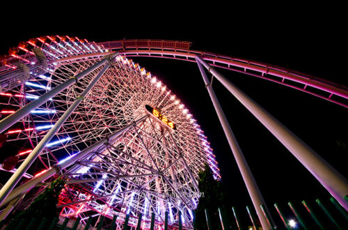 横浜の観覧車よこはまコスモクロック２１夜景撮影はこの日に！観覧車撮影の秘密