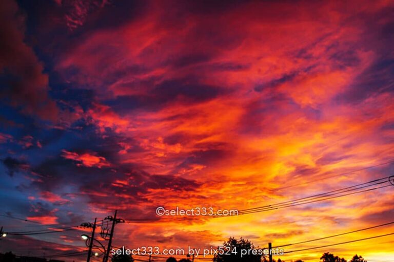 朝焼け・夕焼けの撮影方法！黄色・オレンジ・赤く染まる空の撮影！綺麗な朝夕を撮るには