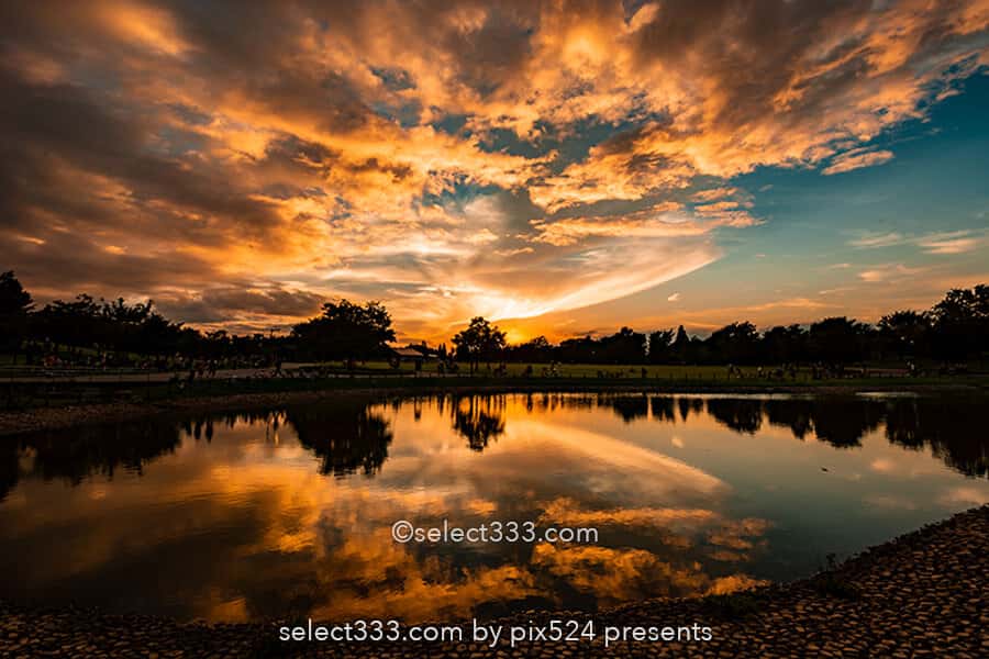 リフレクションの撮影！朝焼け夕焼け映り空や水辺の鏡面撮影！水鏡に写す風景撮影