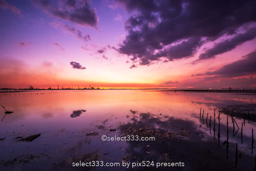 リフレクションの撮影！朝焼け夕焼け映り空や水辺の鏡面撮影！水鏡に写す風景撮影