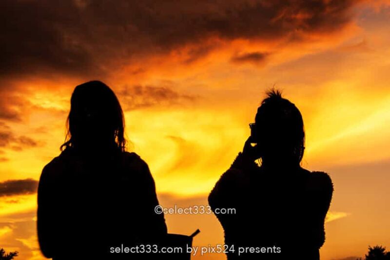 夕焼け空のシルエット撮影方法!影絵や切り絵に見える風景撮影!夕暮れの逆光風景